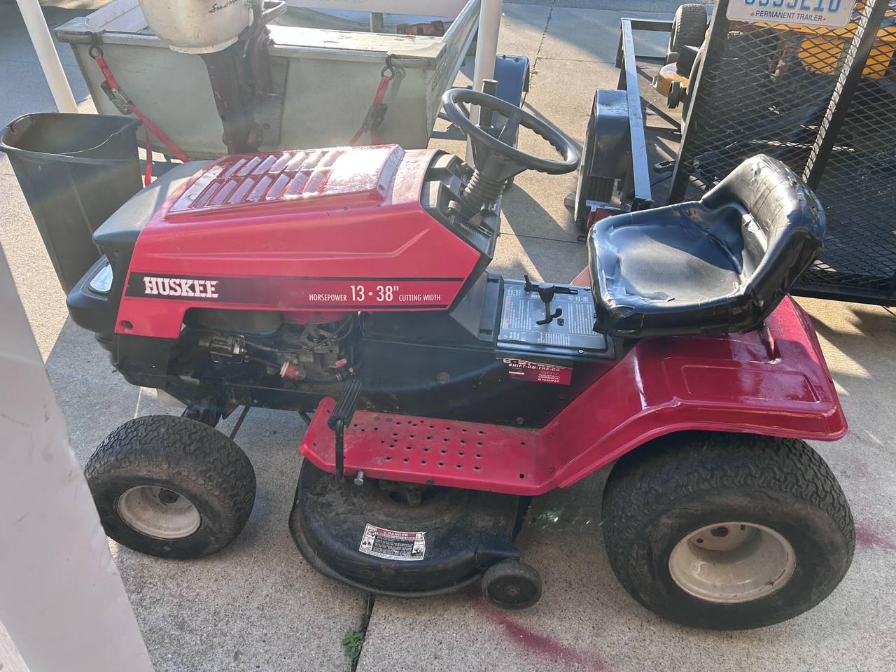 Huskee 13 HP 38" Riding Lawn Mower