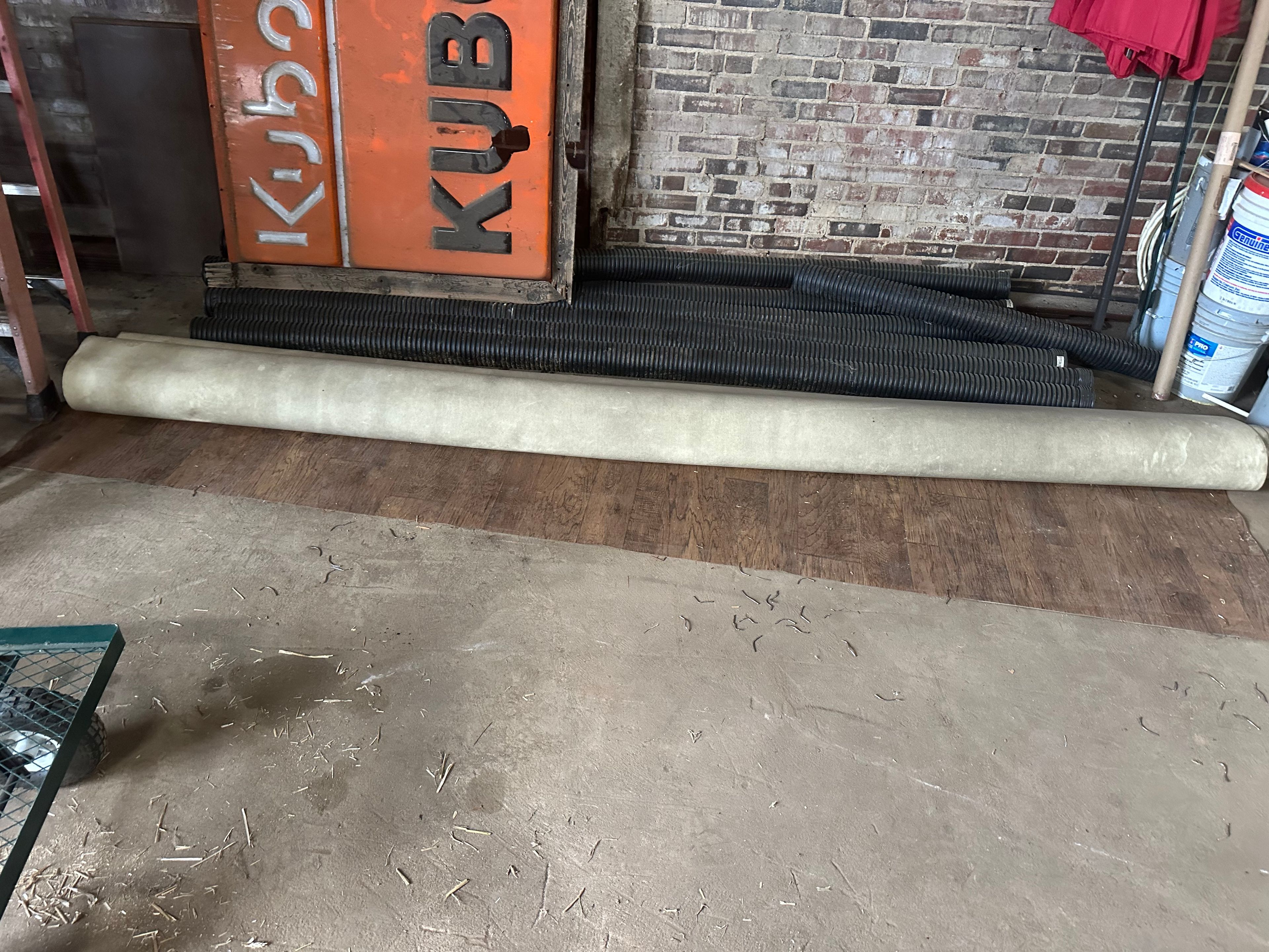 Dark Oak Vinyl Flooring Roll/ Dance Floor - Image 2