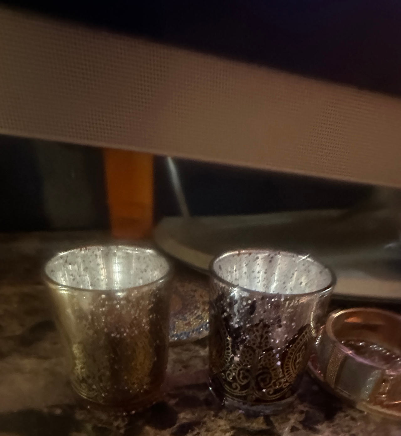 Mercury Glass Votive Candle Holders