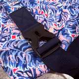 Simply Southern Sling Backpack Pink and Blue - Image 2