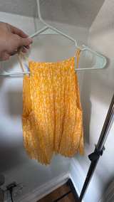 Joie Yellow Printed Silk Tank Top - Image 3