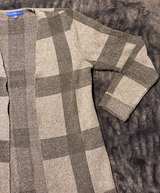 Apt. 9 Women's Plaid Open-Front Cardigan, Large - Image 3