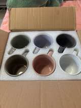 Ceramic Porcelain Espresso Cups,  set of six - Image 1