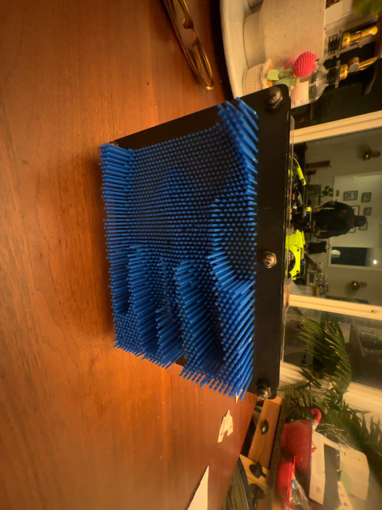 Yuecoom 3D Pin Art Board Dark Blue