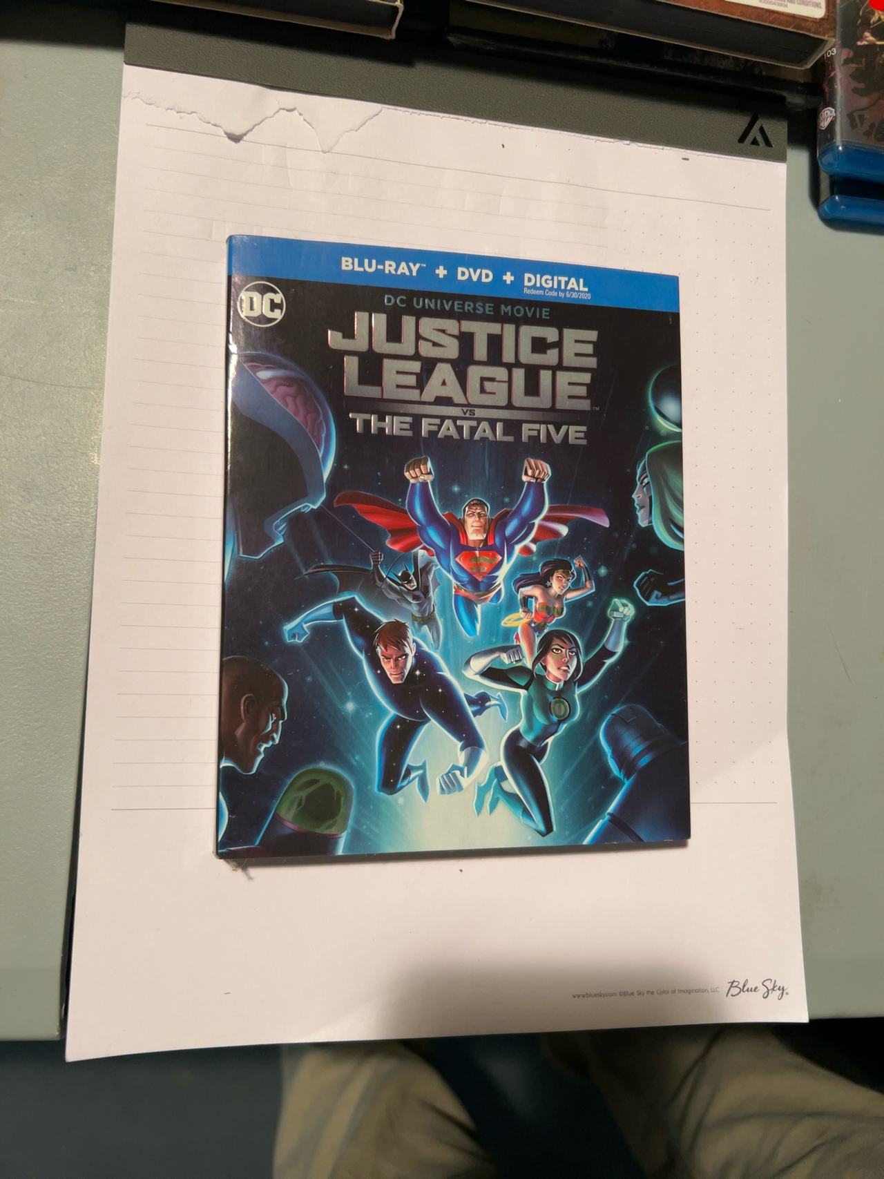 Justice League vs. The Fatal Five Blu-ray
