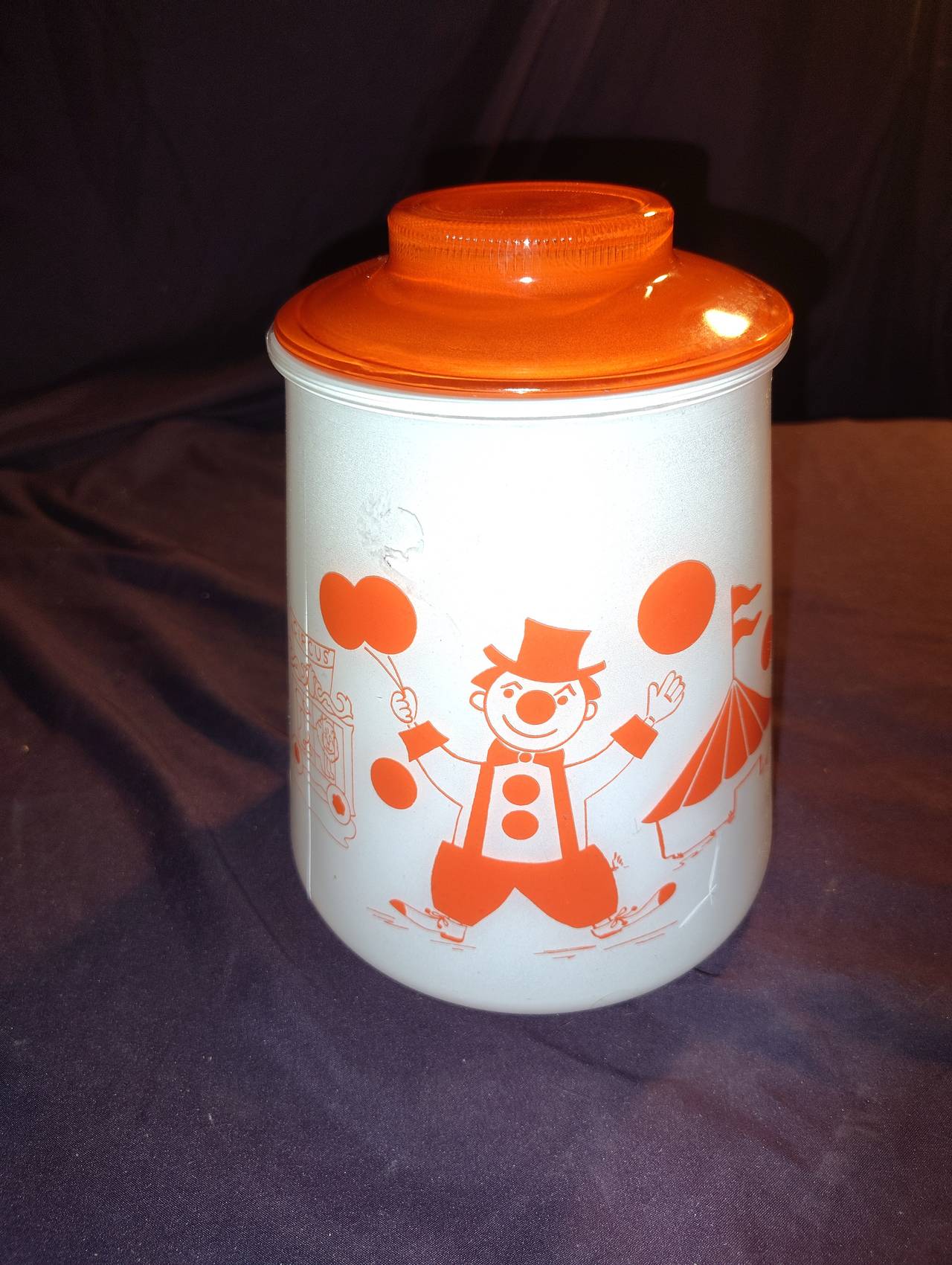 Vintage McCoy Circus Clown Cookie Jar