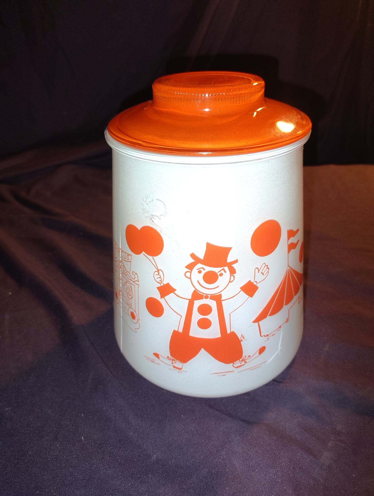 Vintage McCoy Circus Clown Cookie Jar