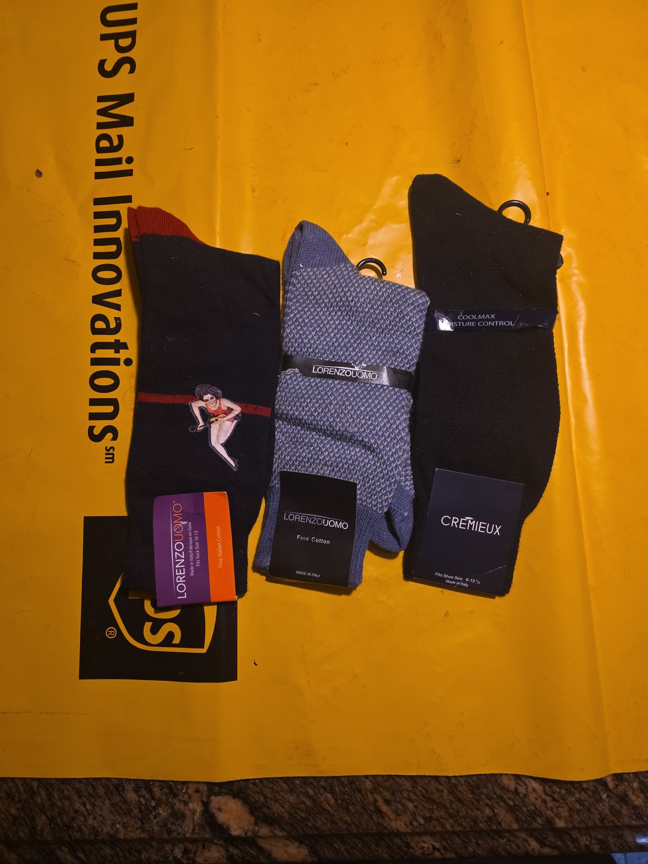 Lorenzo Uomo and Cremieux Men's Dress Socks Bundle number#4