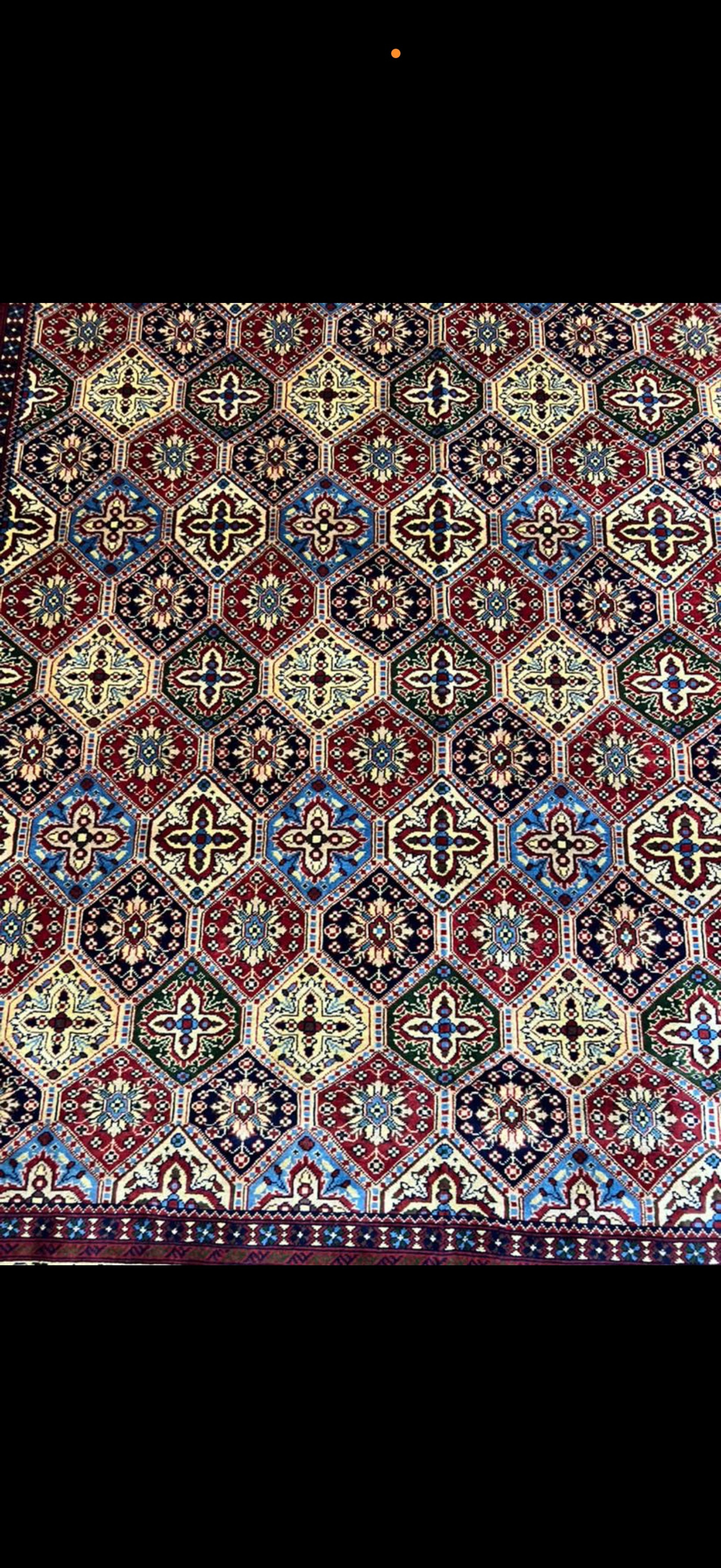 Handmade Afghan Geometric Rug 2.5x3.5m each carpet is 1500$ there is 2 of these - Image 7