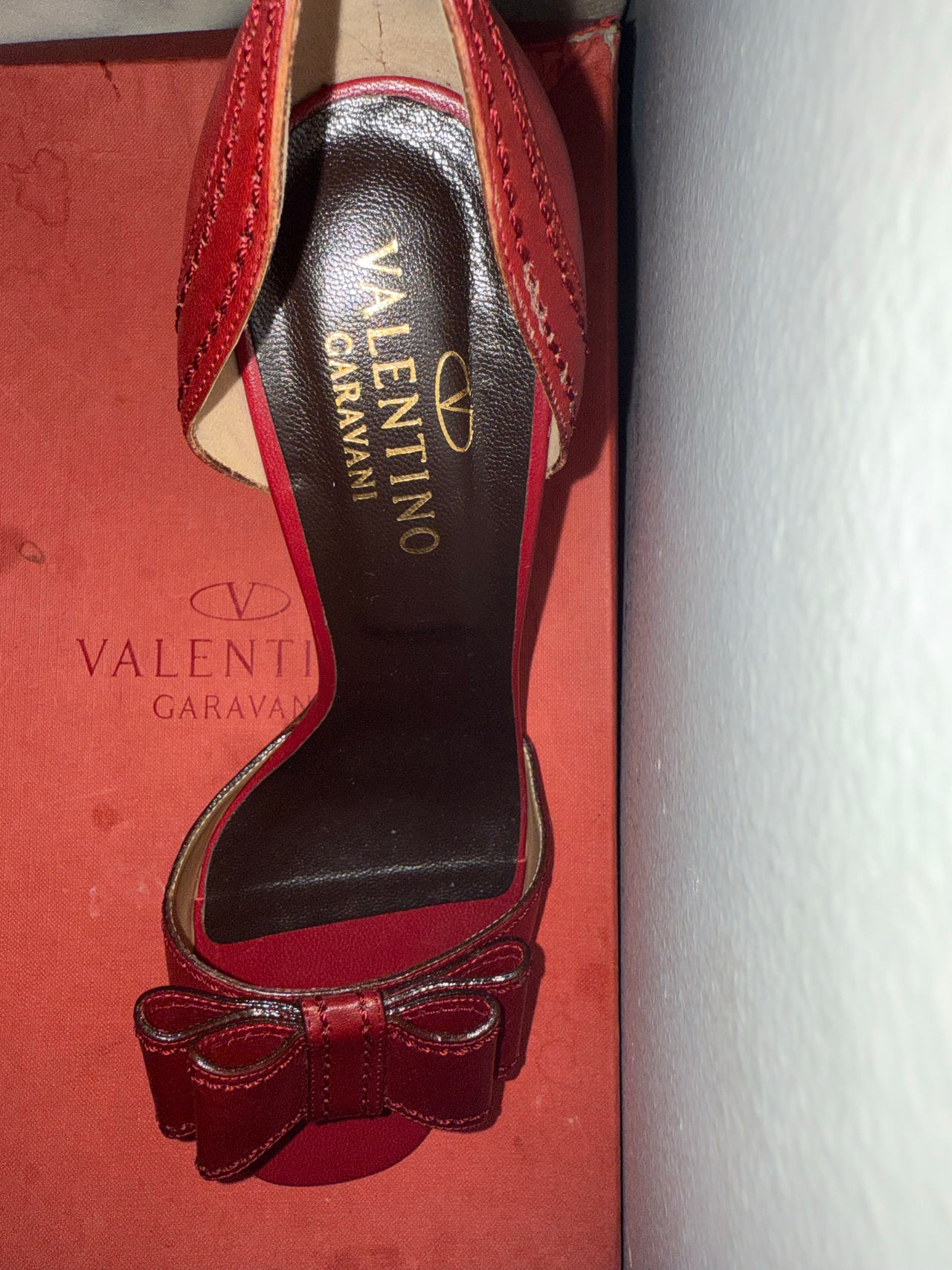 Valentino Garavani Red Bow Heels