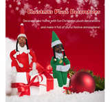 Snoop Dogg Christmas Elf Doll Hip Hop Figure Christmas Plush Doll - Image 3