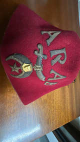 Arab Shriners Fez Hat military logos - Image 2