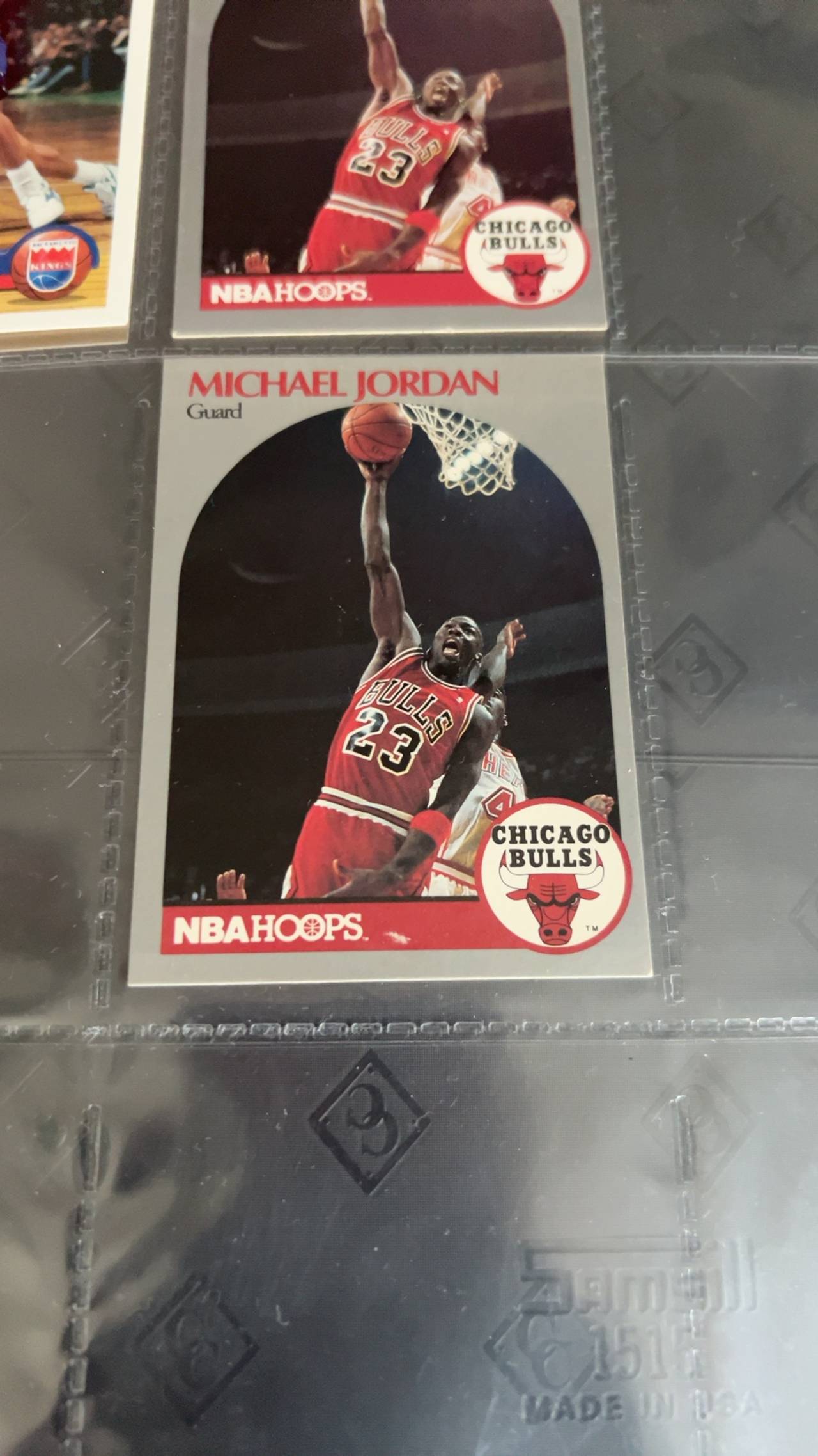 Michael Jordan 1990 NBA Hoops #65 Basketball Card