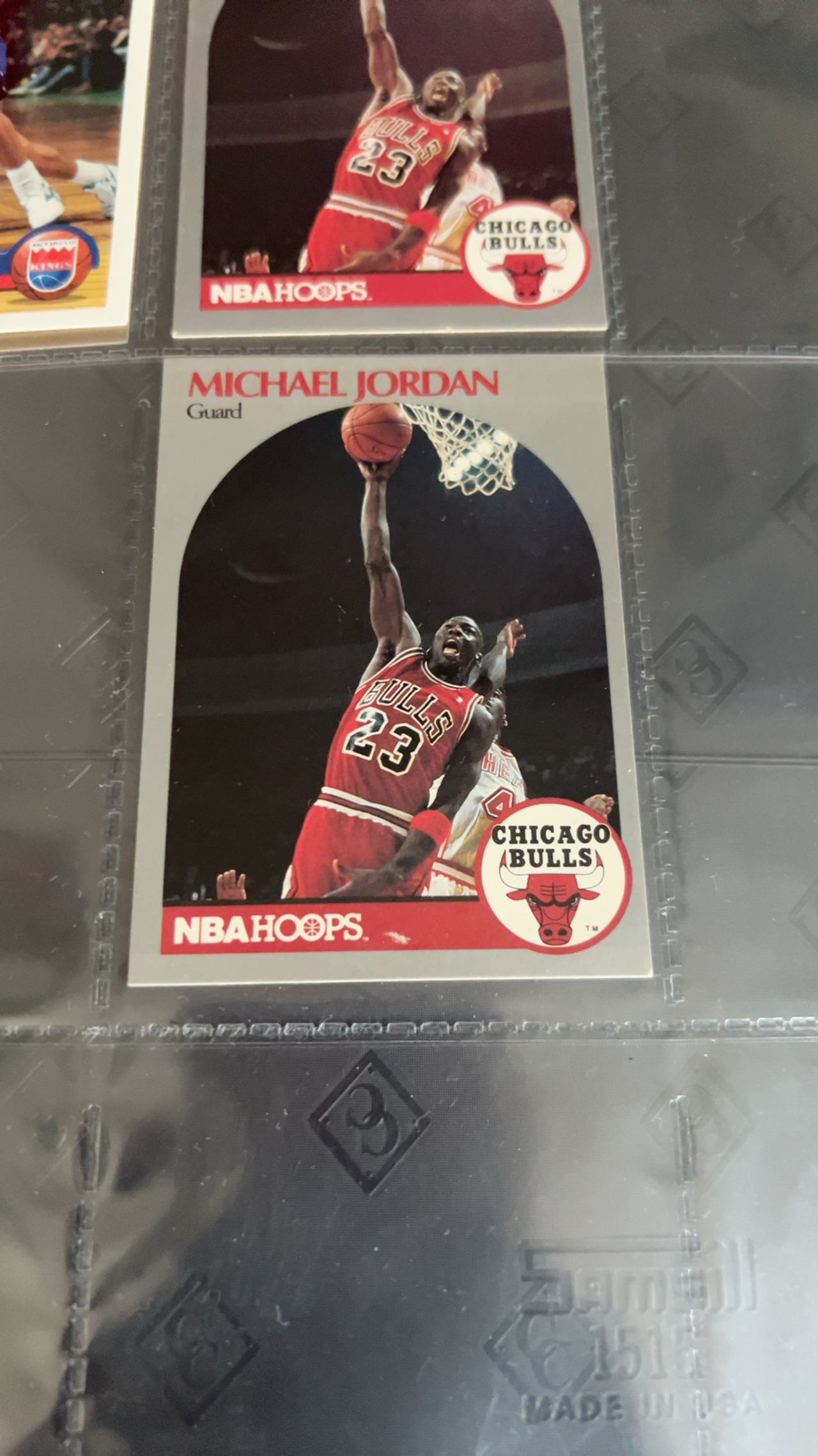 Michael Jordan 1990 NBA Hoops #65 Basketball Card