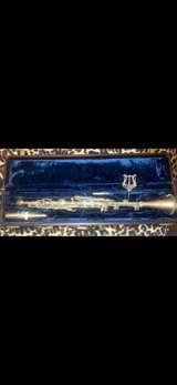 Vintage Metal Clarinet with Case - Image 4