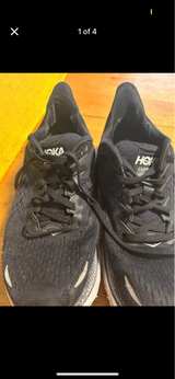 Hoka One One Clifton 8 Women's Black & White Running Shoes - Image 1