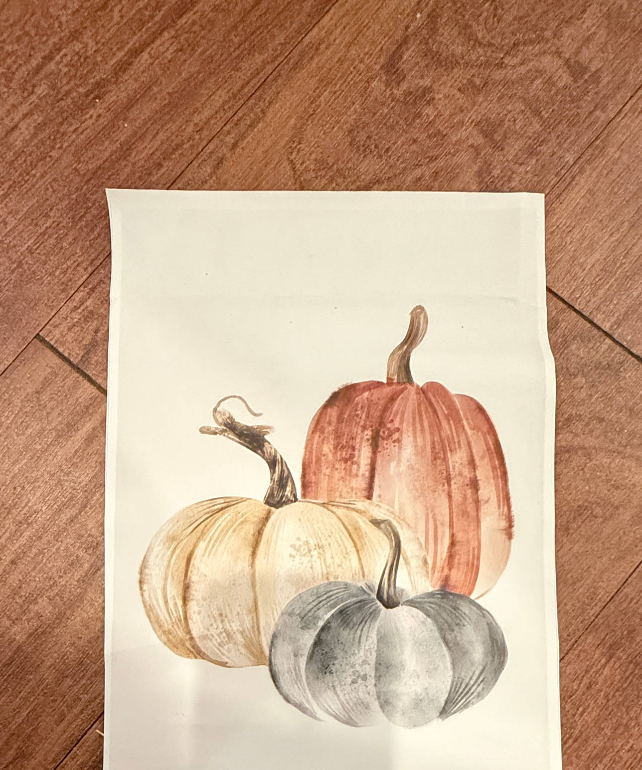 Three Pumpkins print