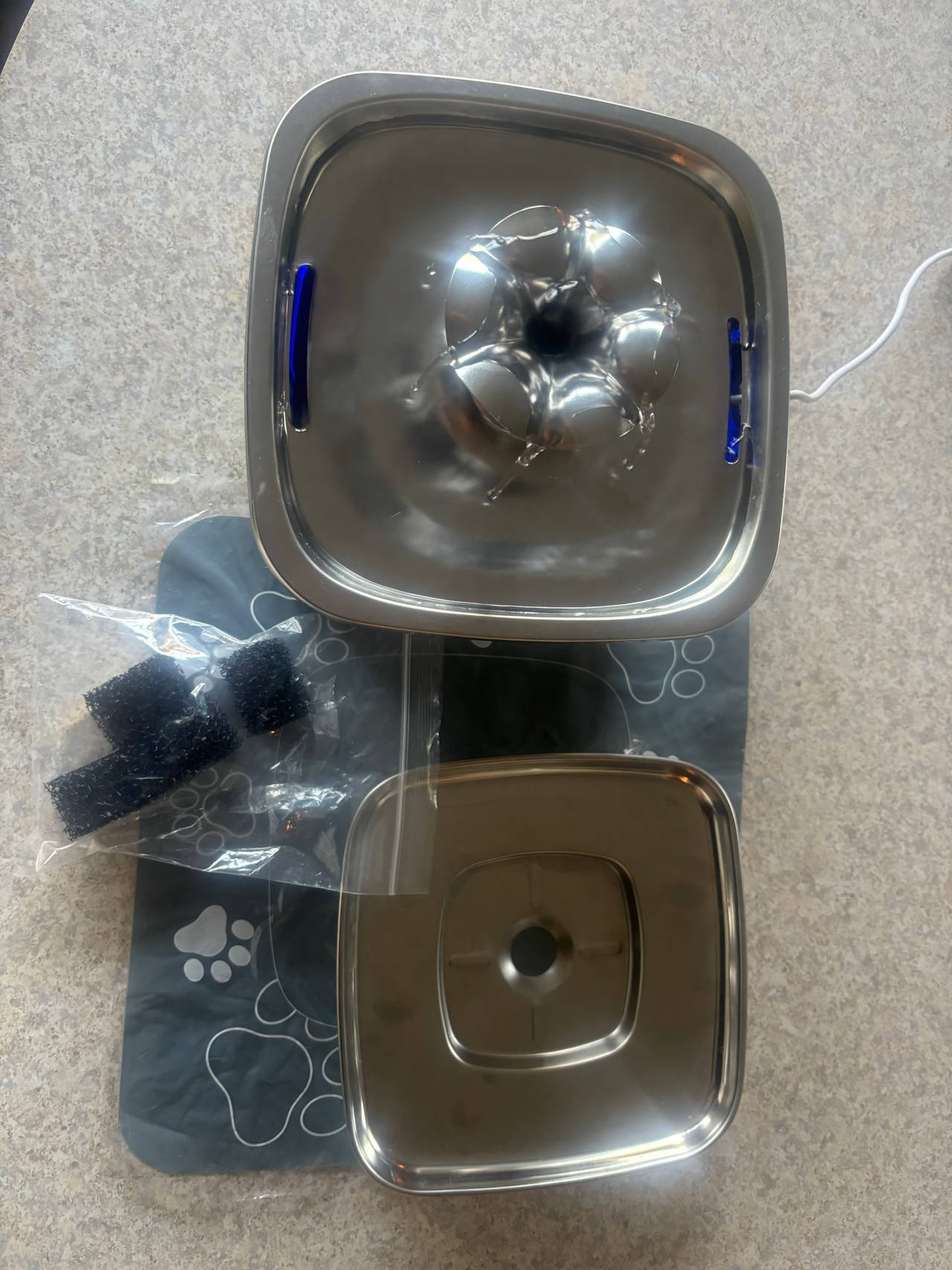 Stainless Steel Pet Water Fountain