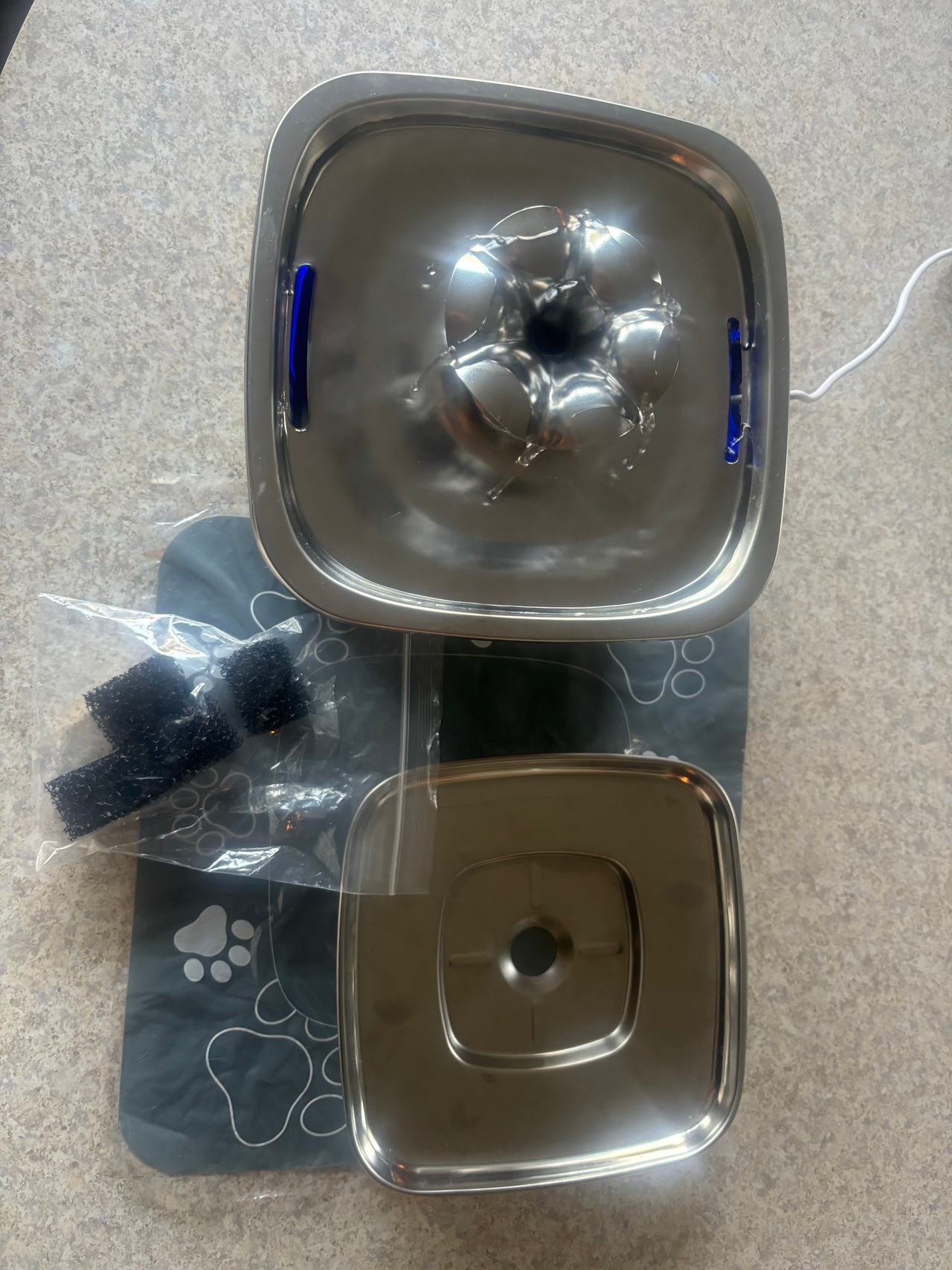 Stainless Steel Pet Water Fountain