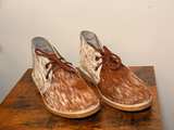 Uwezo Desert Boot Cowhide Calf Hair Leather SIZE 10 - Image 3