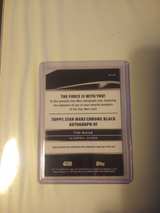 Topps Chrome Black Star Wars Admiral Ackbar Tim Rose Autograph Card - Image 1