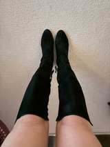 DKNY Over-the-Knee Boots Black - Image 4