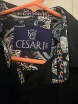 Cesari Men's Black Textured Button Down Shirt - Image 3