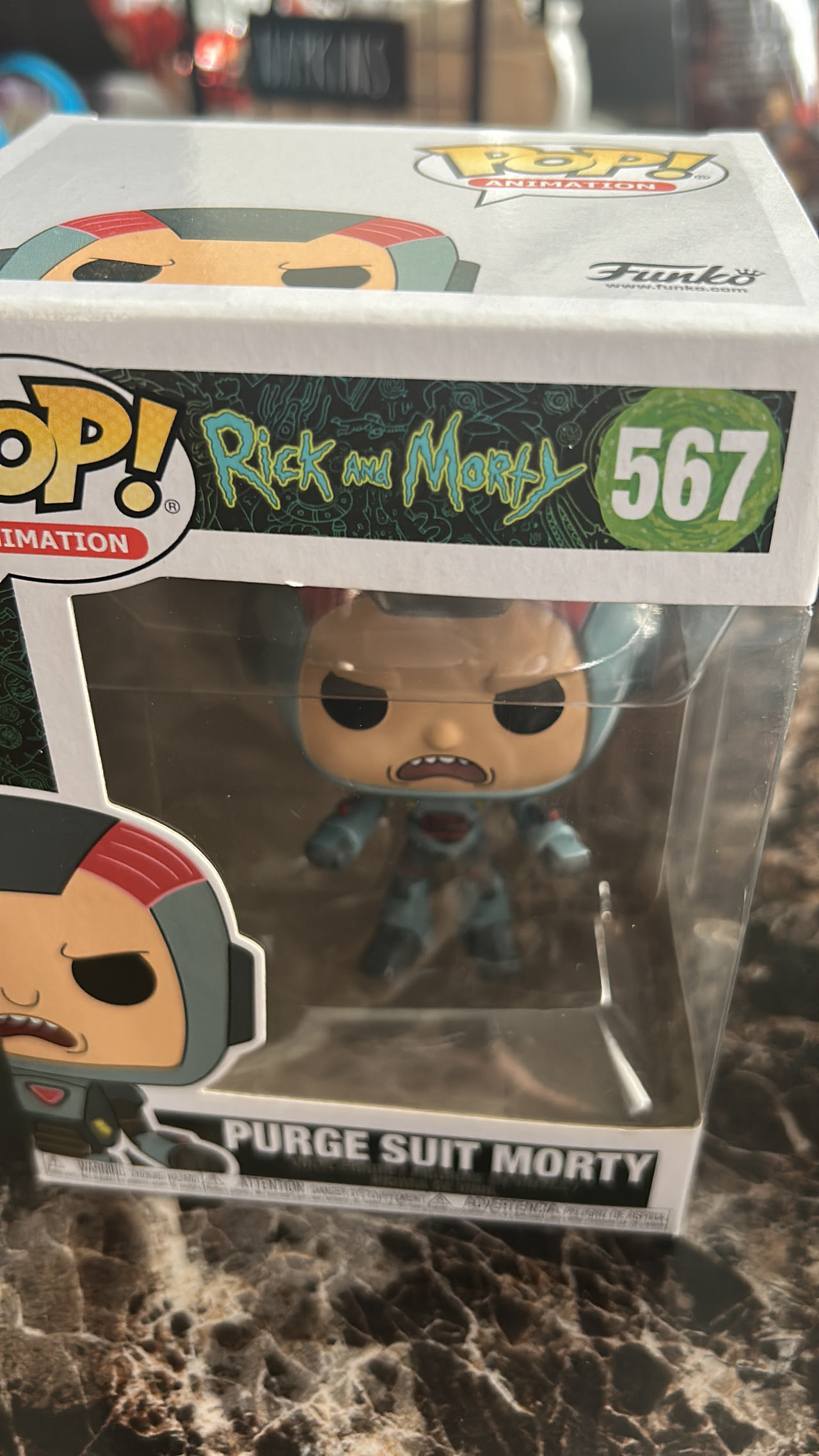 Funko Pop! Animation: Rick and Morty - Purge Suit Morty