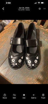 T.U.K. like style Black Kitty Mary Jane Shoes - Image 3