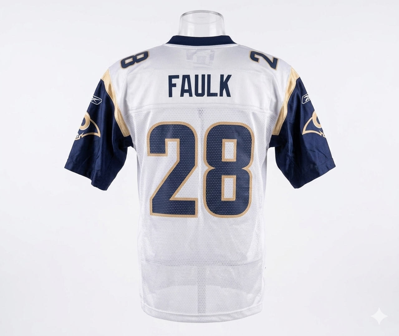 Reebok St. Louis Rams Marshall Faulk #28 Jersey