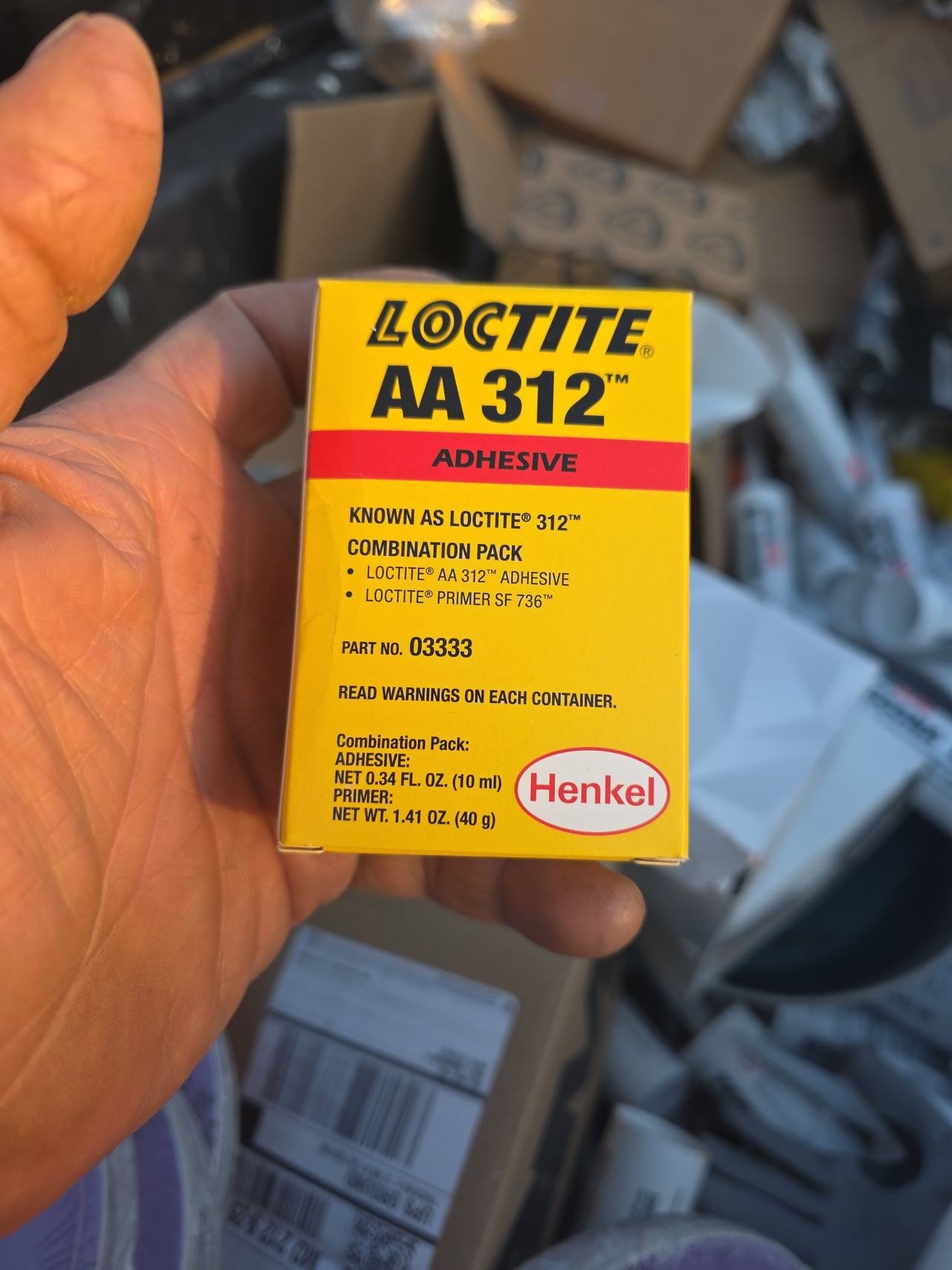 Loctite AA 312 Adhesive Combination Pack 03333