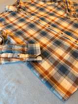 Faded Glory men's long-sleeve plaid flannel shirt Large 42-44 - Image 4
