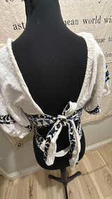 Anthropologie Puff Sleeve Deco Blouse - Image 4