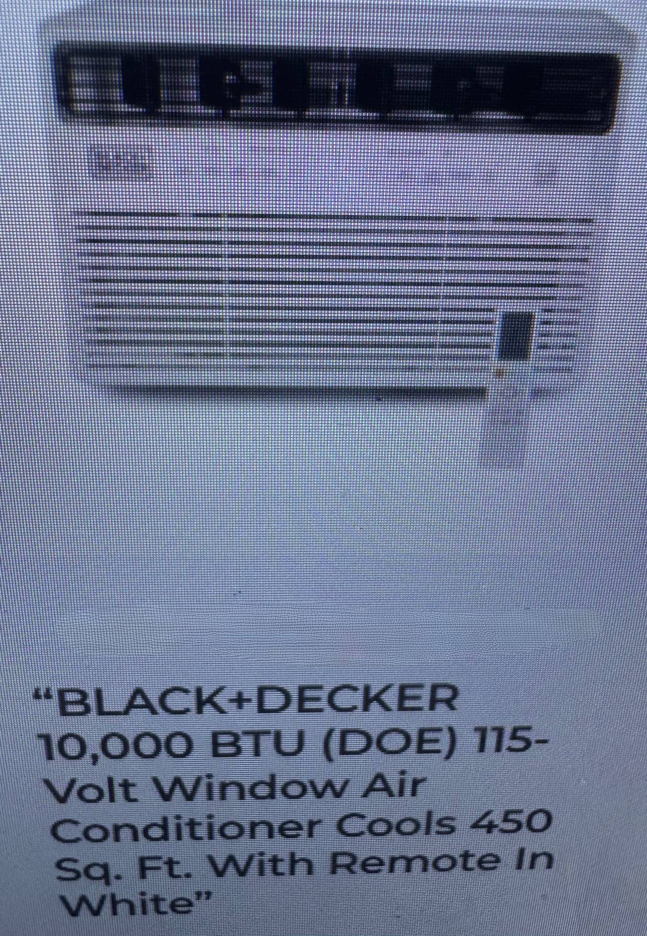 BLACK+DECKER 10,000 BTU Window Air Conditioner
