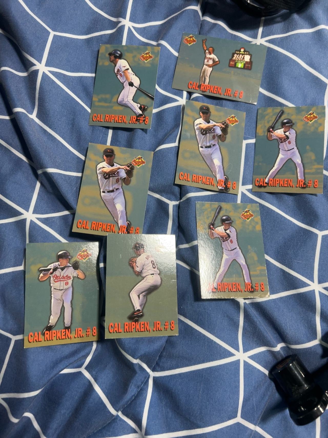 Topps 1997 Burger King Cal Ripken Jr. 9 Card Set