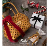 Ribbli Dark Red Velvet Ribbon 1 Inches Continuous 25 Yard Spool Dark Red Christm - Image 2