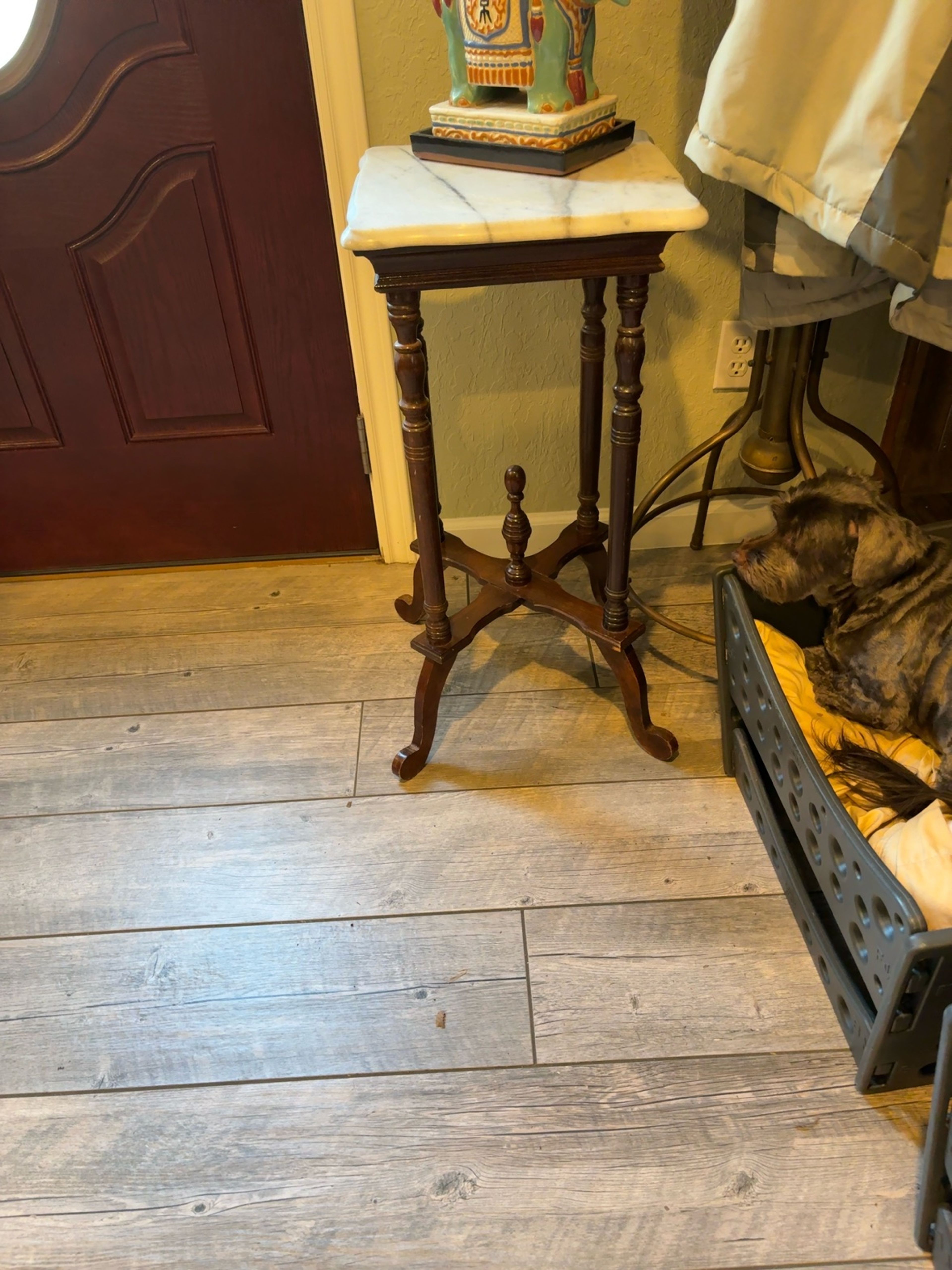 Vintage Marble Side Table
