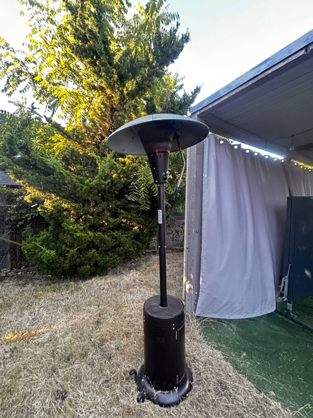 Fire Sense Propane Patio Heater Onyx