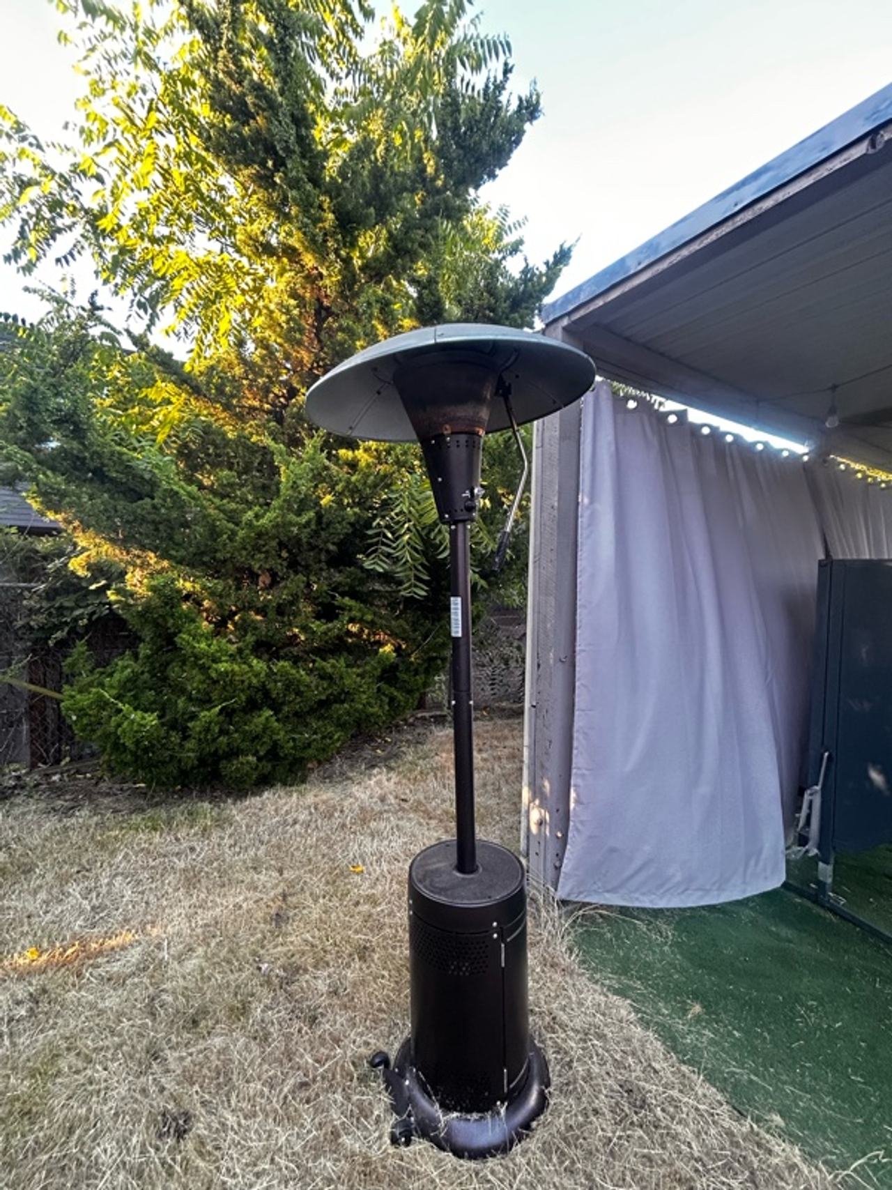 Fire Sense Propane Patio Heater Onyx
