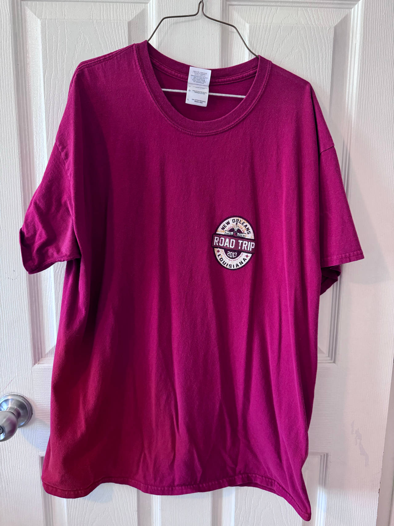 Gildan Ultra Cotton New Orleans Road Trip 2013 T-Shirt Size XL