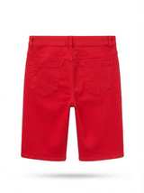Hybrid & Company Women's Red Stretch Bermuda Shorts sz X-Large - Image 4
