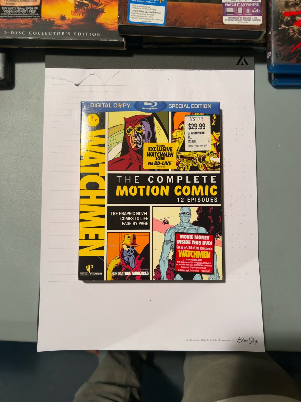 Watchmen Motion Comic Blu-ray