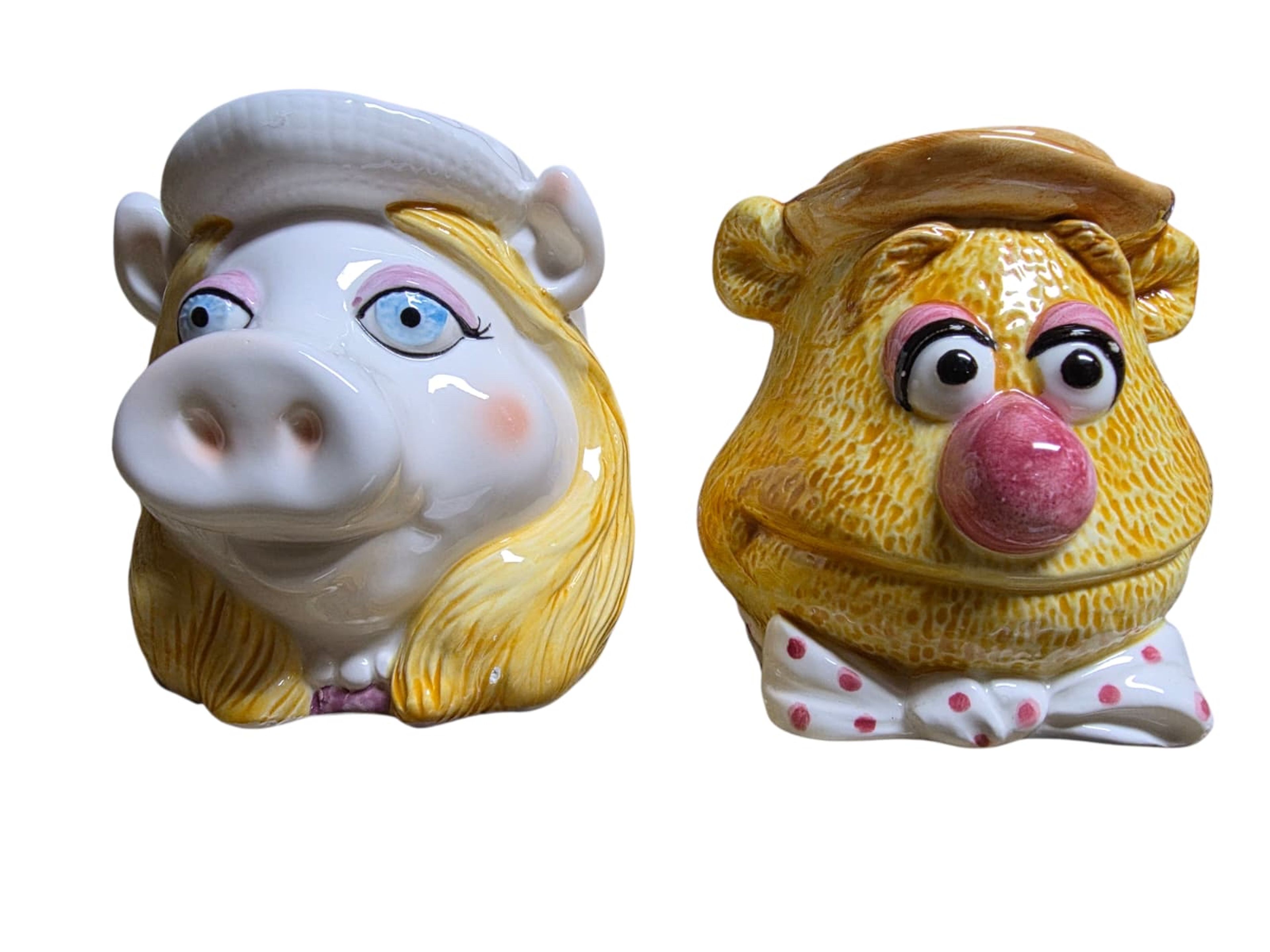 Sigma the Tastesetter Muppets Ceramic Mugs Miss Piggy & Fozzie Bear