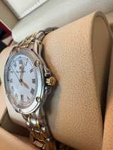 Stylish Maurice Lacroix Two-Tone Quartz Dress Watch – Roman Dial, Date - Image 2