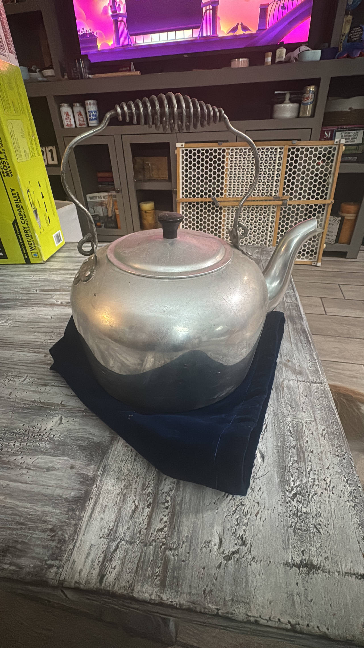 Vintage Aluminum Tea Kettle