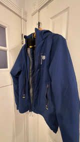 Husqvarna Team Hardshell Jacket Blue Size Large Coat  - Image 2