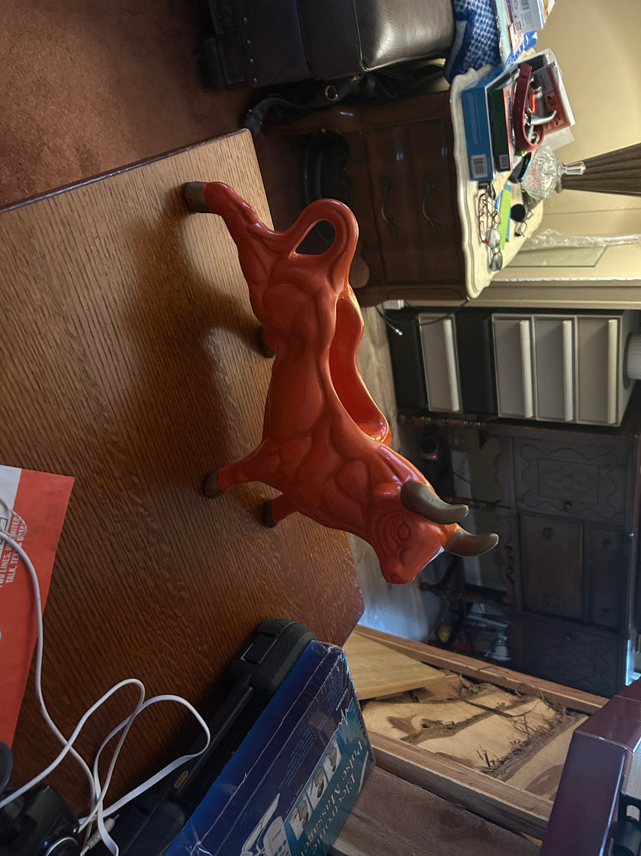 Ceramic Bull Planter