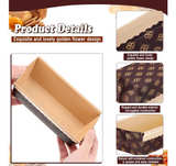 100 Pieces Paper Loaf Pans for Baking Kraft Bread Loaf Pan Disposable Baking - Image 2