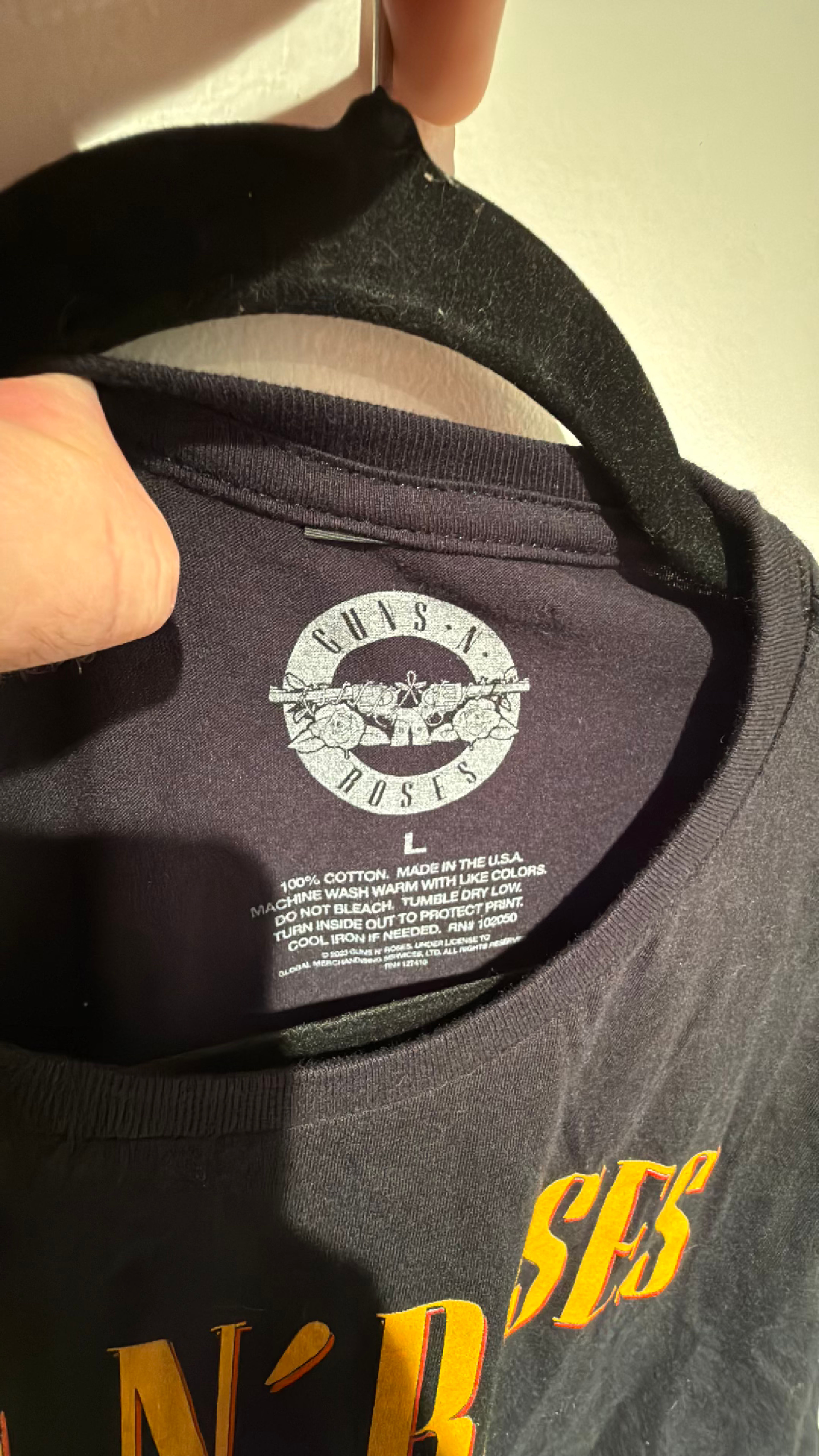 Guns N' Roses Appetite for Destruction T-Shirt 2023 tour - Image 3