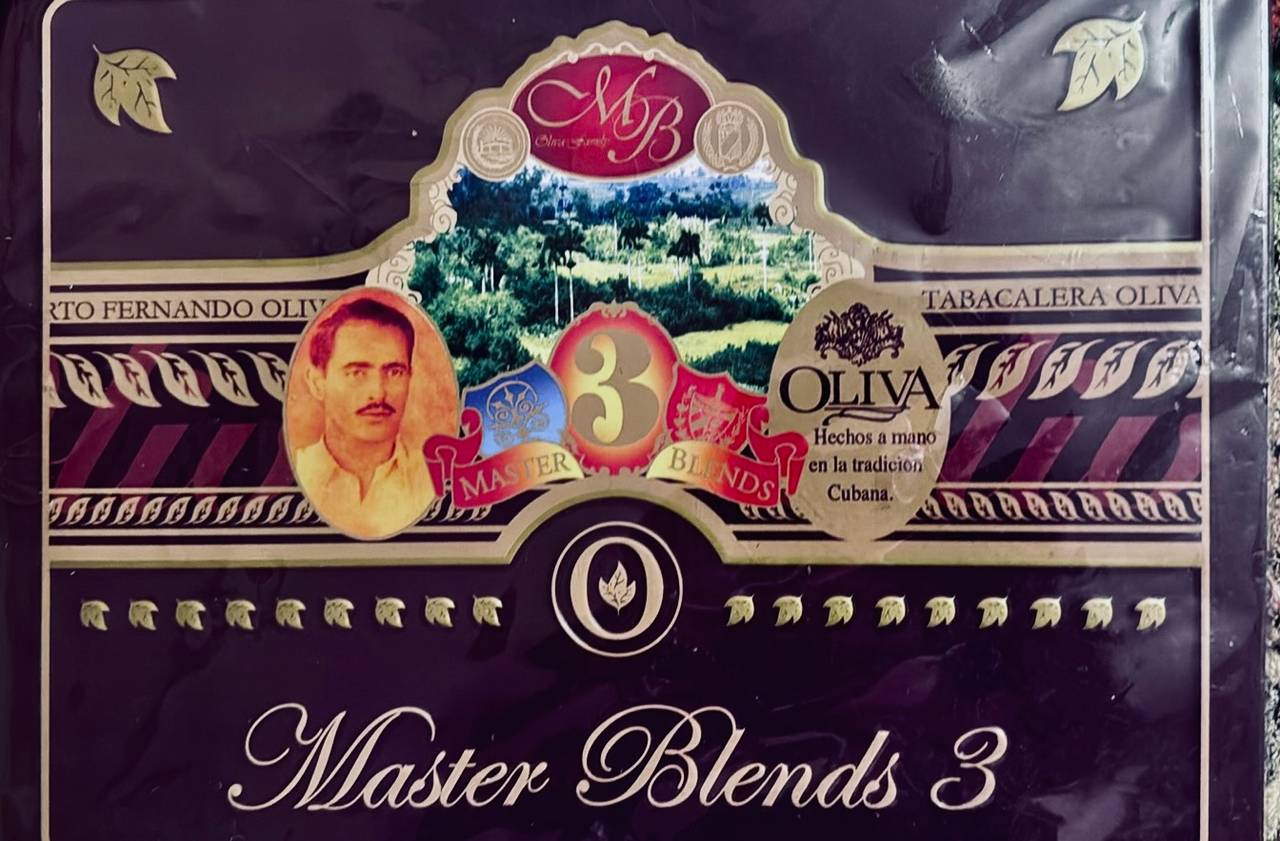 Oliva Master Blends 3 Cigars Sign